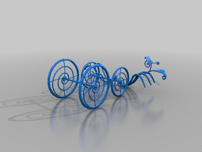 南瓜马车3D打印模型