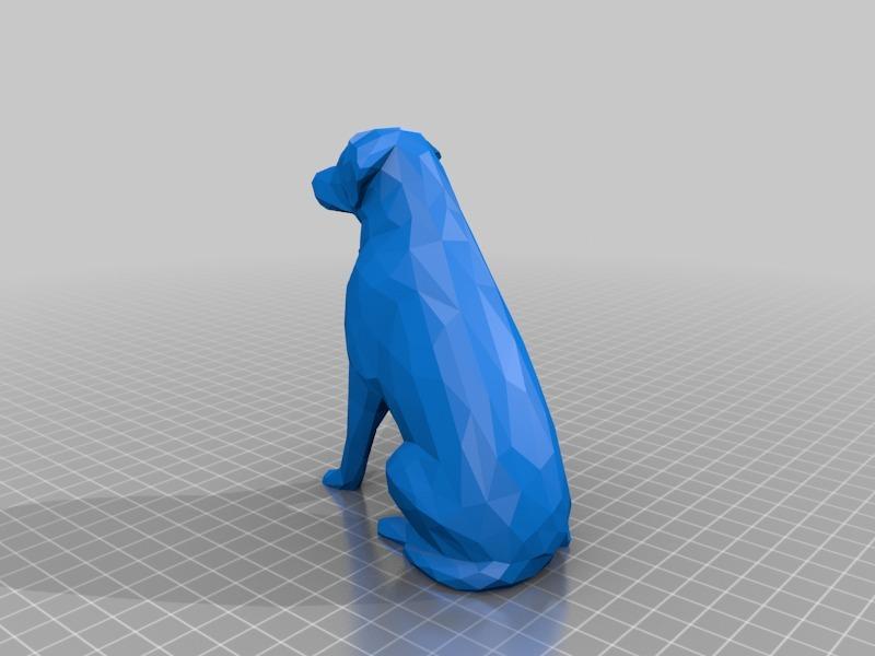 拉布拉多犬3D打印模型