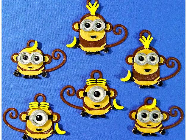小黄人-猴子款3D打印模型