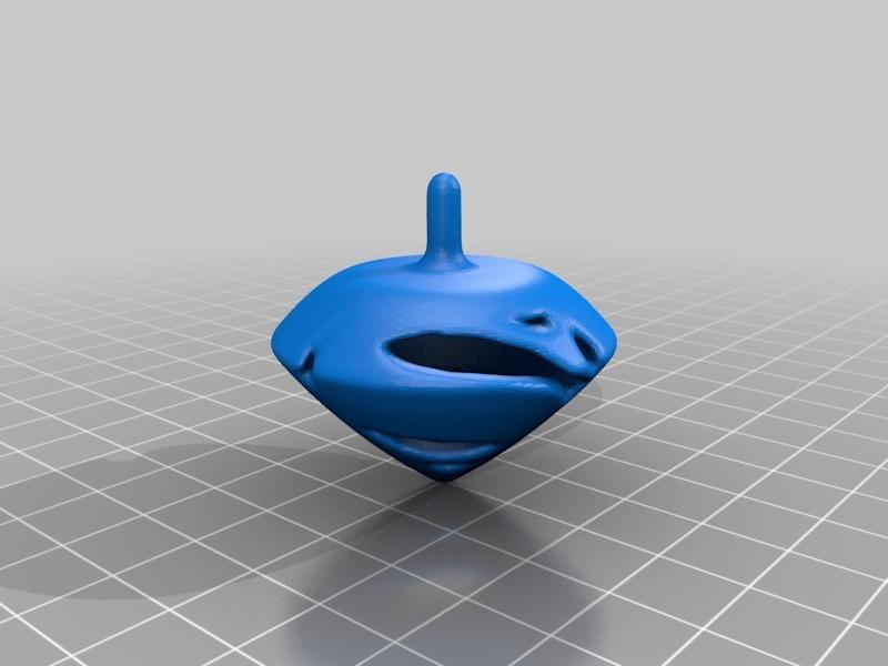 超人陀螺3D打印模型