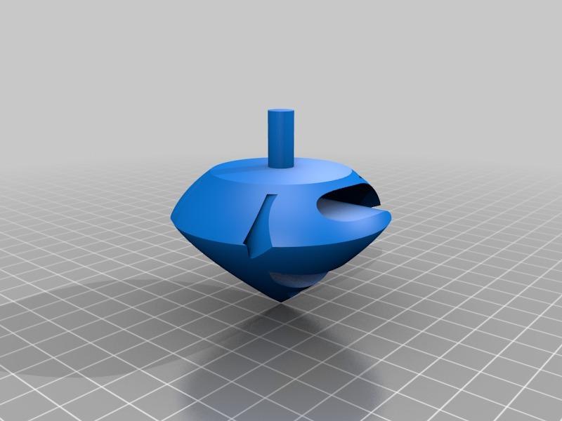 超人陀螺3D打印模型