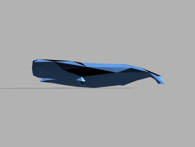 大鲸鱼3D打印模型