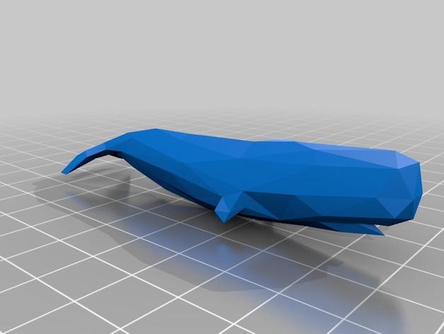 大鲸鱼3D打印模型