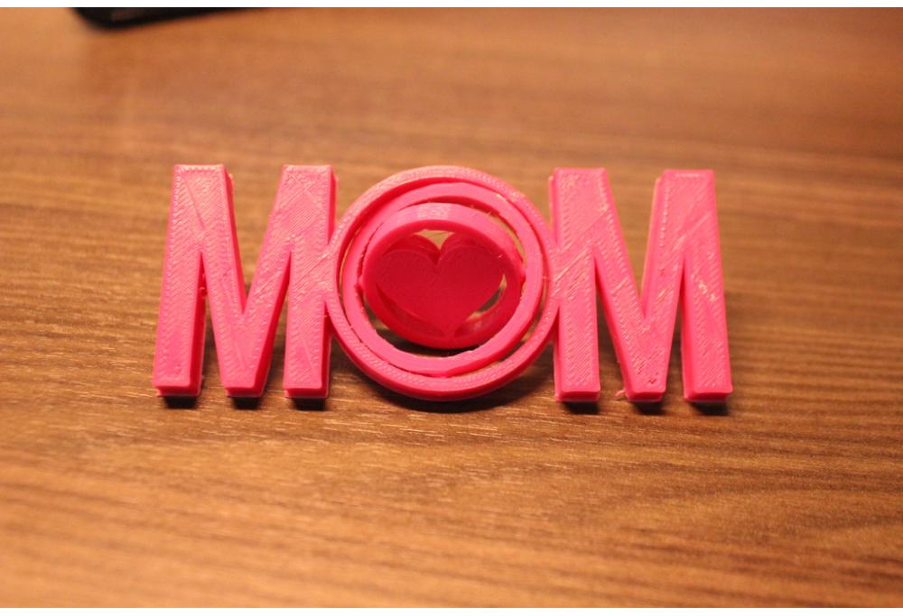 妈妈我爱你3D打印模型