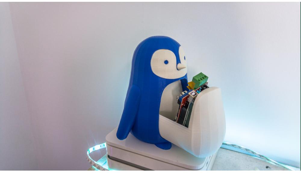 企鹅3D打印模型