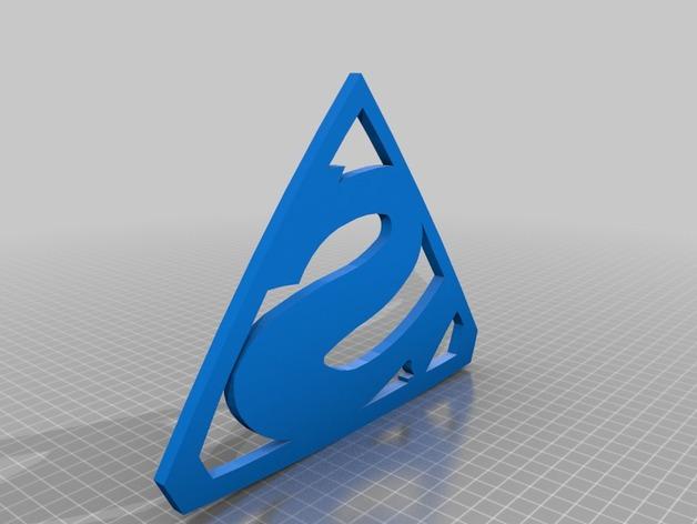 超人LOGO合集3D打印模型