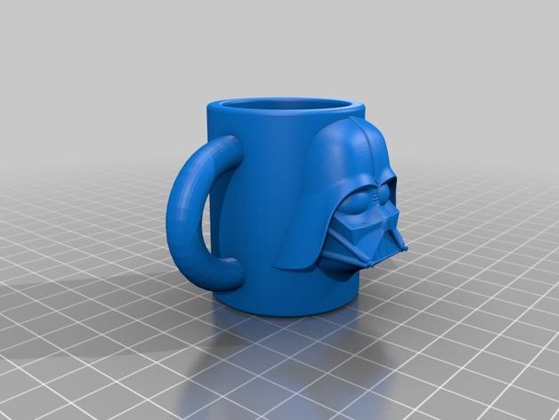 黑武士马克杯3D打印模型