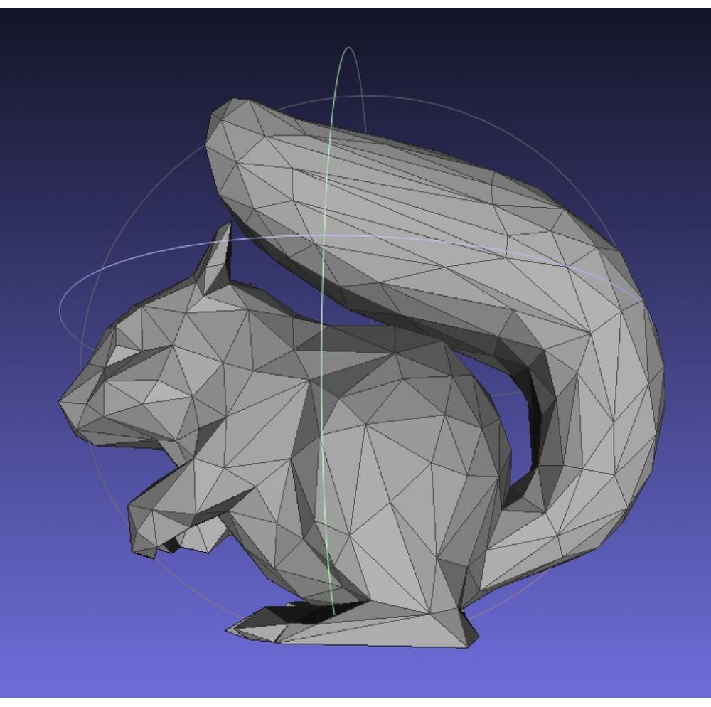 松鼠3D打印模型