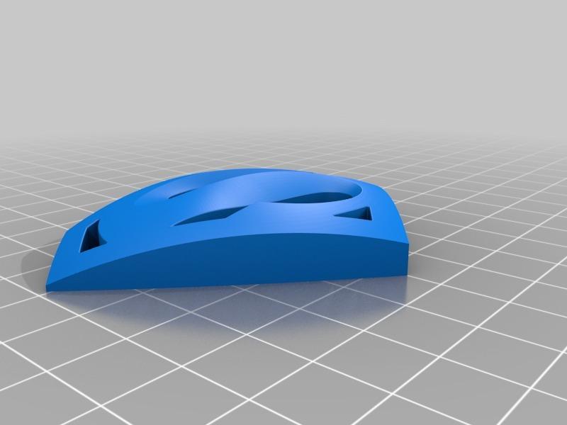 3D超人logo3D打印模型