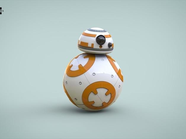 BB-8机器人3D打印模型
