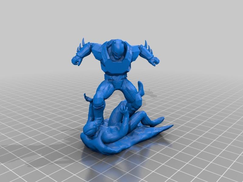 超人大战蝙蝠侠3D打印模型
