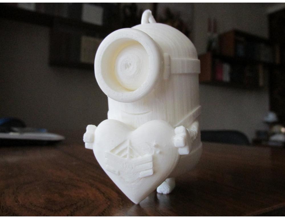 小黄人爱心款3D打印模型