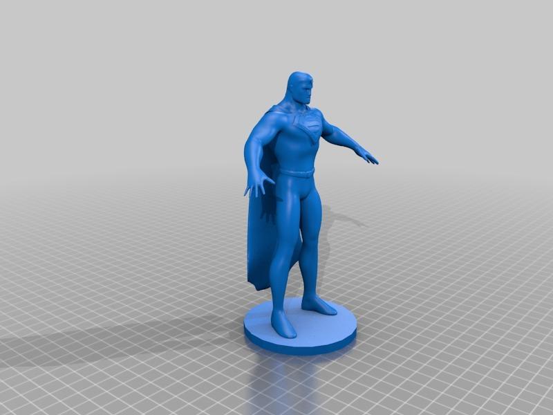 超人3D打印模型