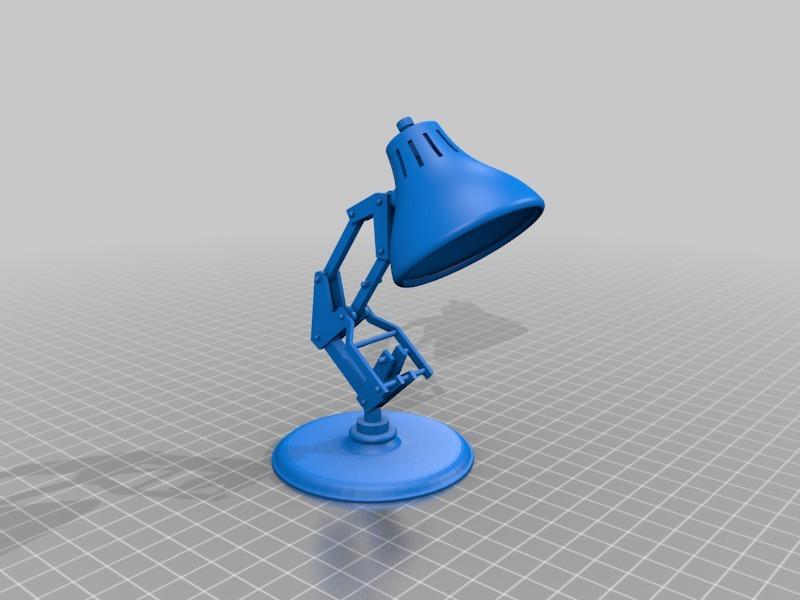 皮克斯Luxo台灯3D打印模型