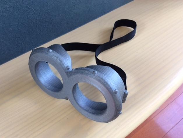 小黄人-眼镜3D打印模型