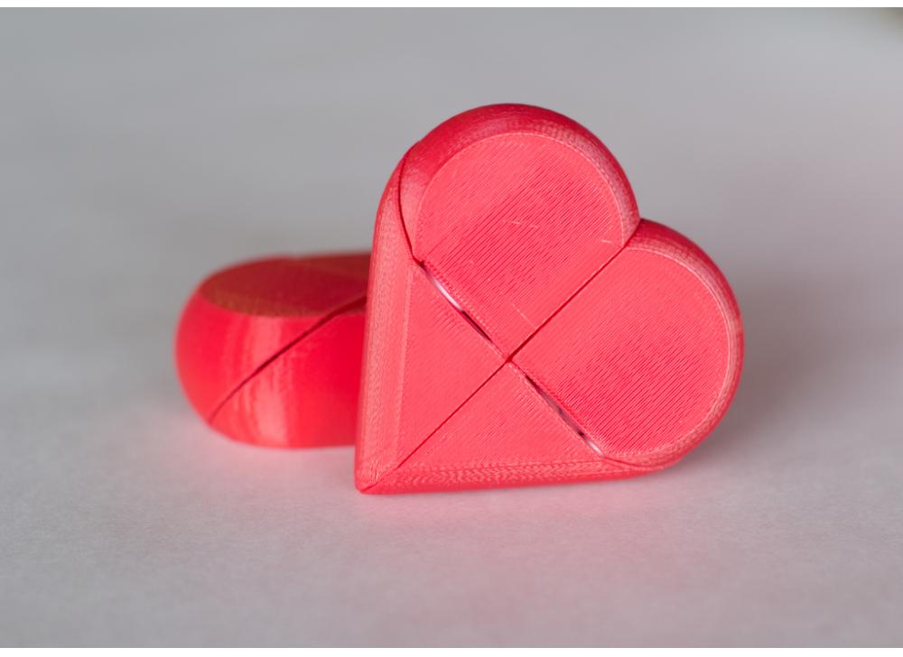 心形糖盒3D打印模型