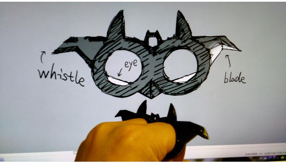 蝙蝠侠排戒3D打印模型