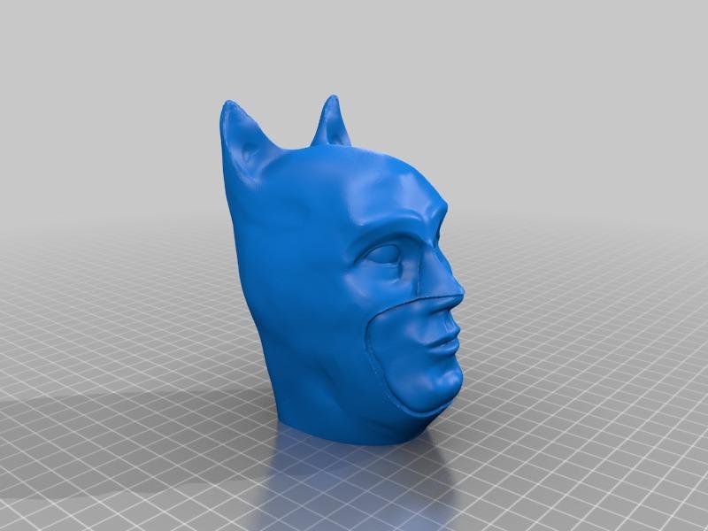 蝙蝠侠头像3D打印模型