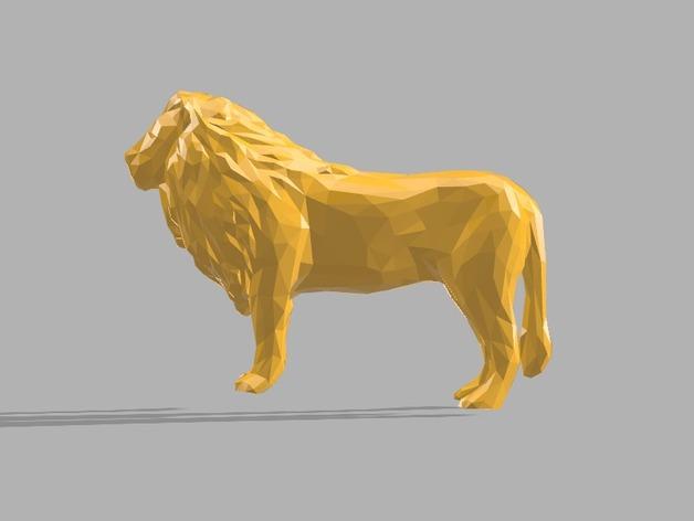狮子3D打印模型