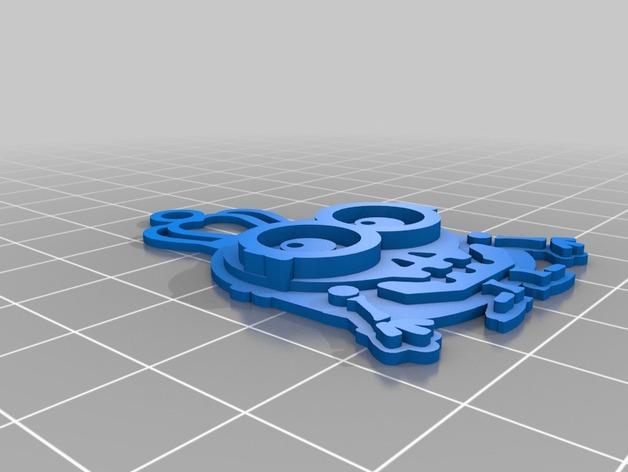 小黄人-骷髅版3D打印模型