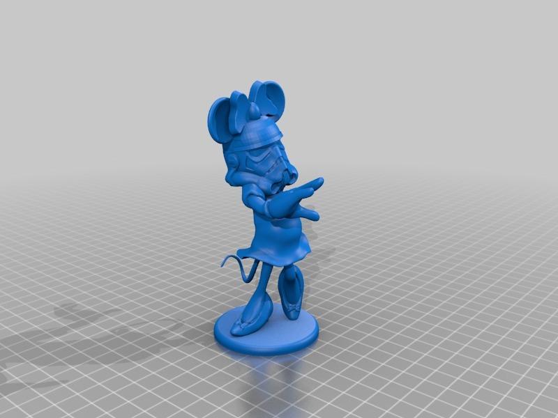 星球大战版米妮3D打印模型