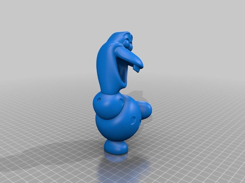 雪宝3D打印模型