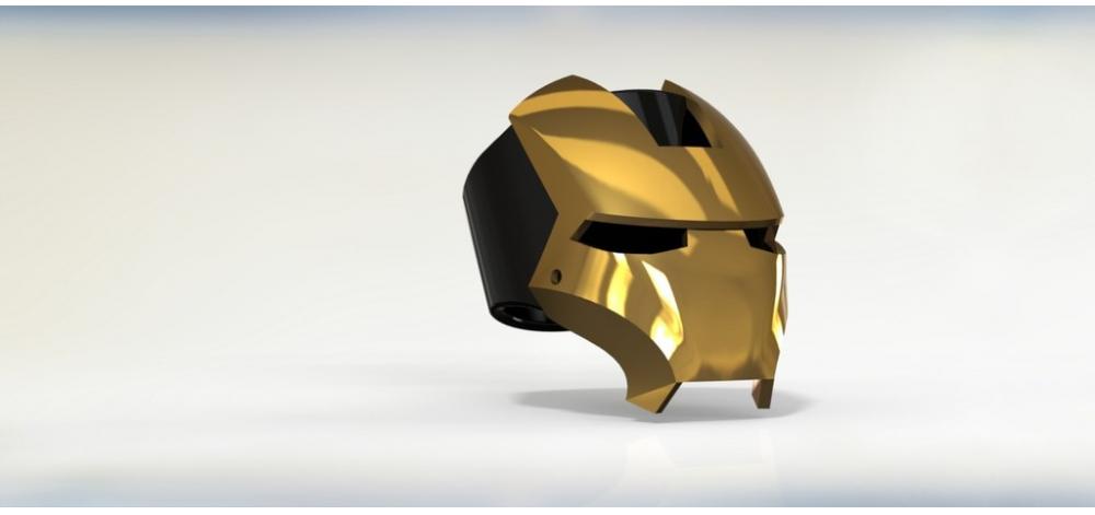 钢铁侠戒指3D打印模型
