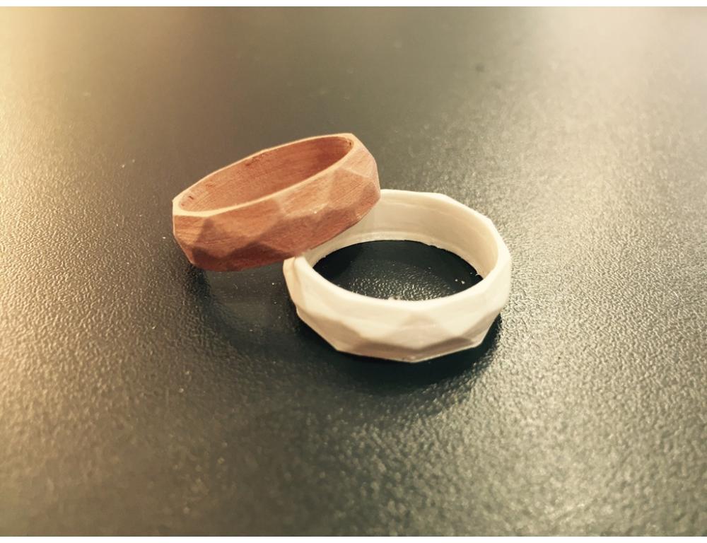 切面戒指3D打印模型