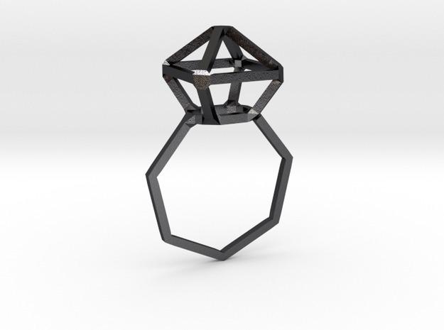 钻石戒指3D打印模型