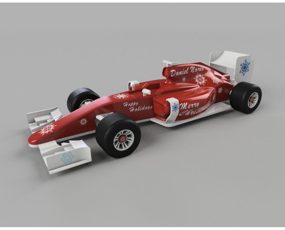 F1方程式赛车3D打印模型