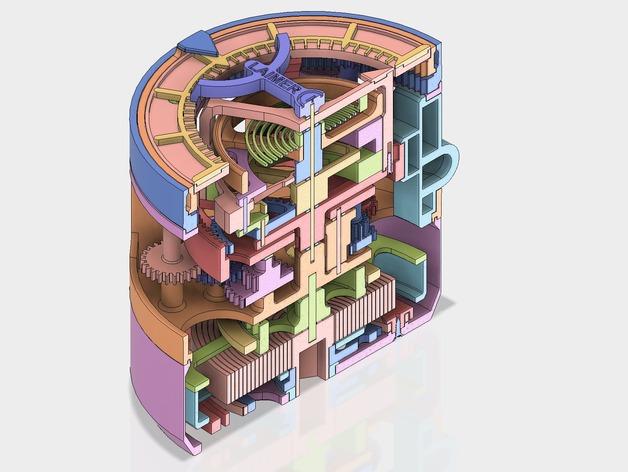 齿轮手表3D打印模型