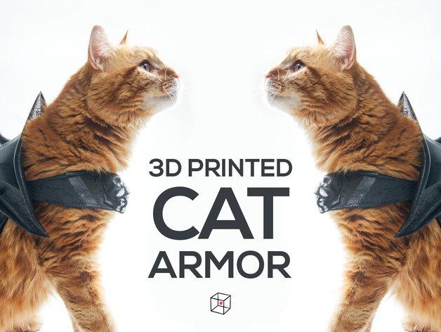 猫咪护甲3D打印模型