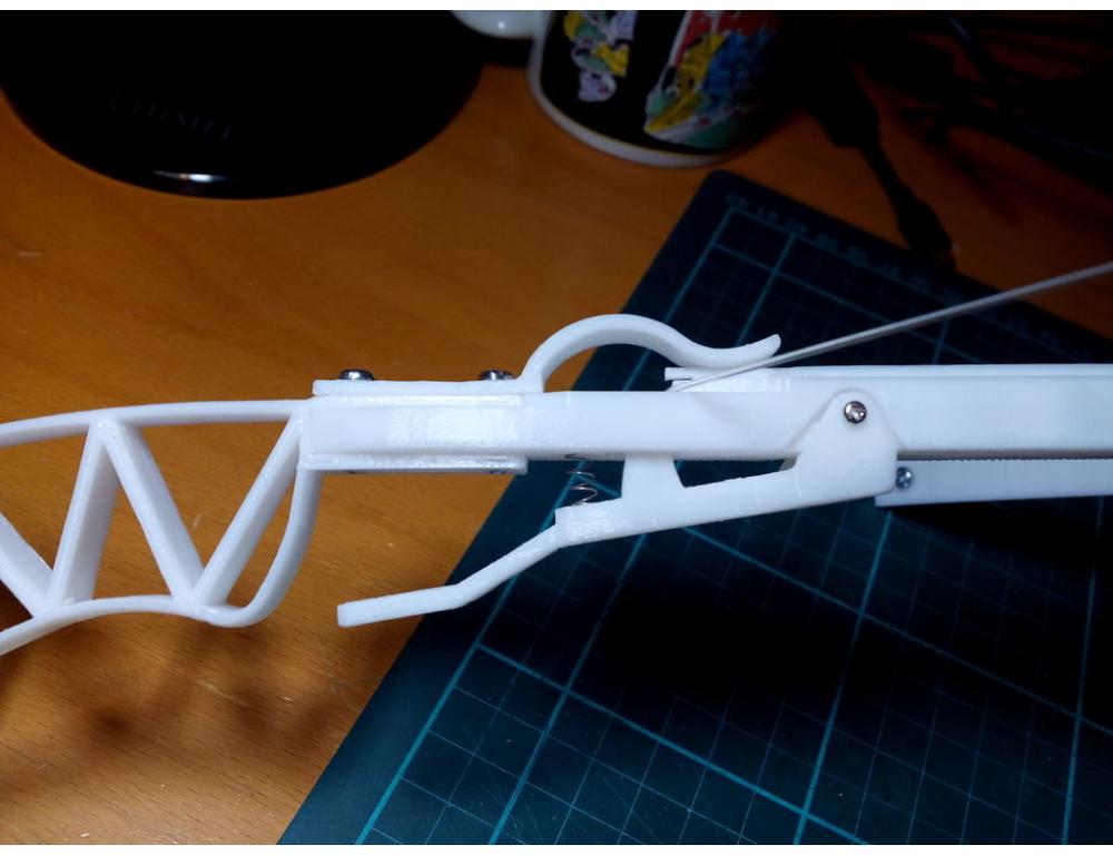 十字弓弩3D打印模型