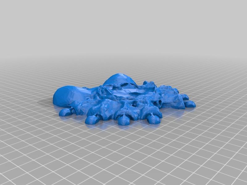 蝎形外星人_(40in_x_23in)3D打印模型