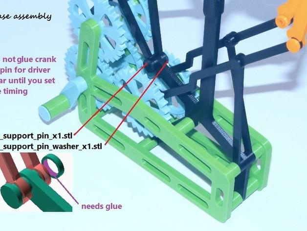 运动的狗3D打印模型