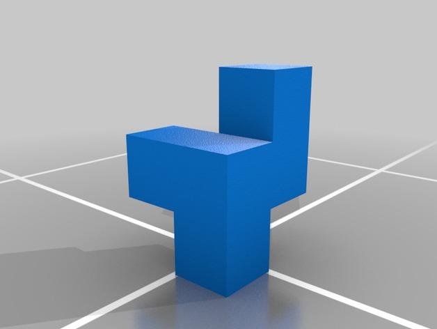4×4益智魔方60mm3D打印模型