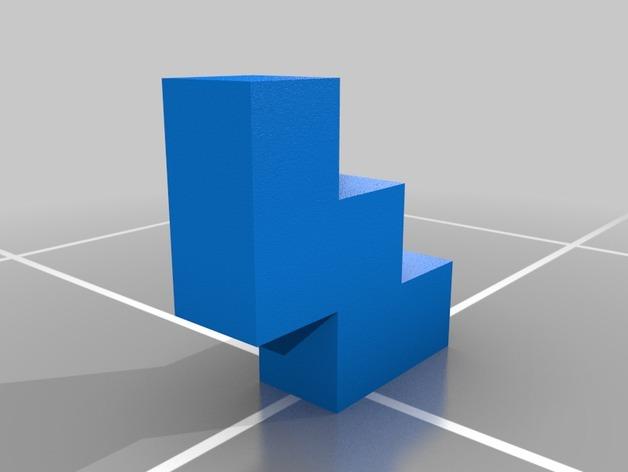 4×4益智魔方60mm3D打印模型
