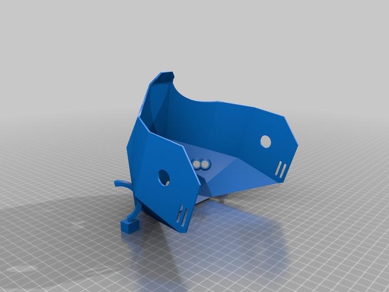NeoPixel LED防毒面具3D打印模型