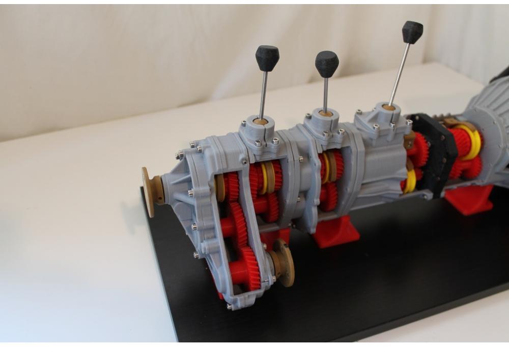 丰田汽车分动箱3D打印模型