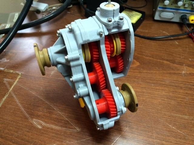 丰田汽车分动箱3D打印模型