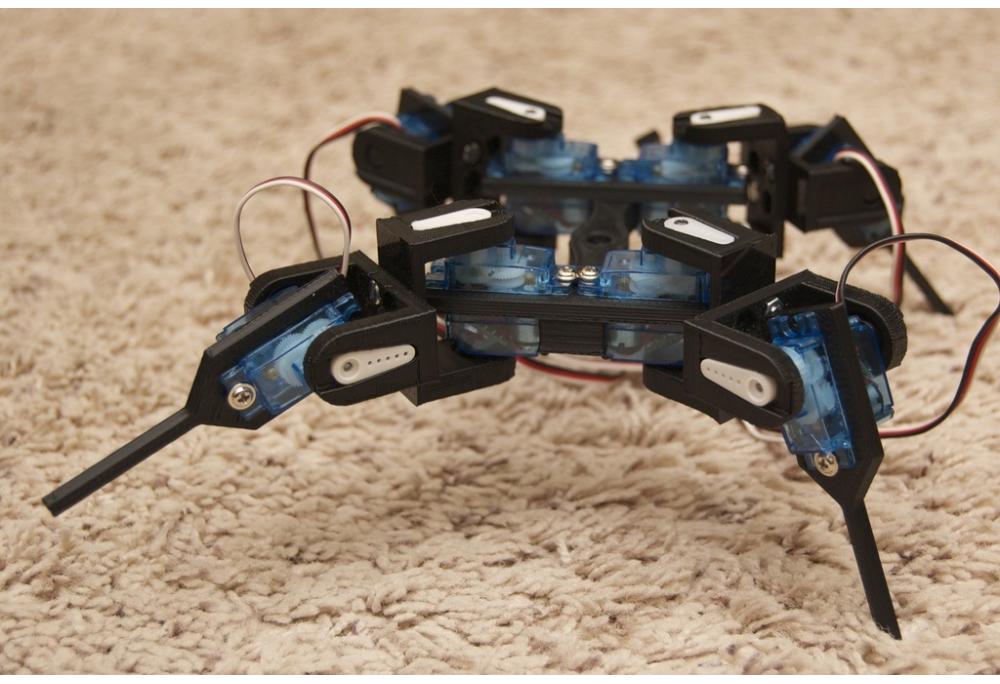 迷你四足机器人3D打印模型