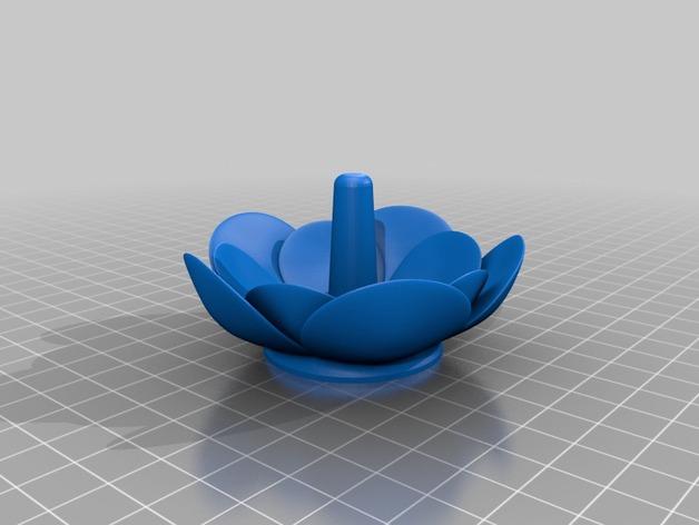 花朵戒托3D打印模型