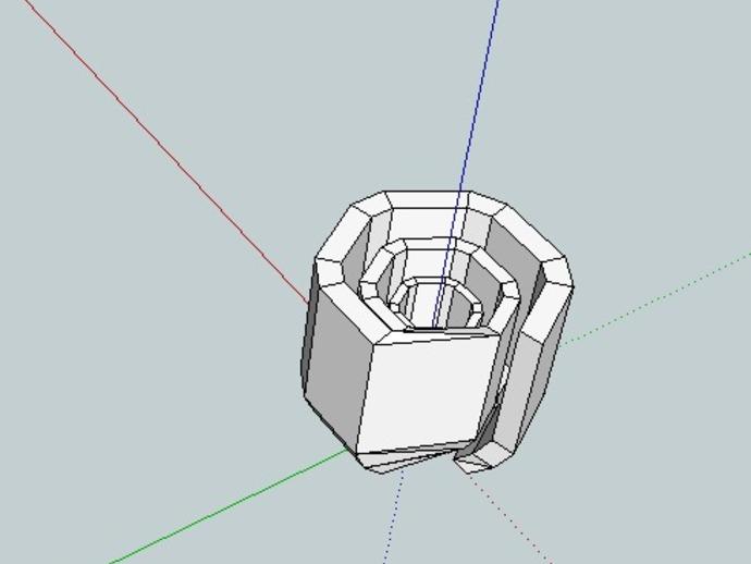 极简玫瑰花3D打印模型