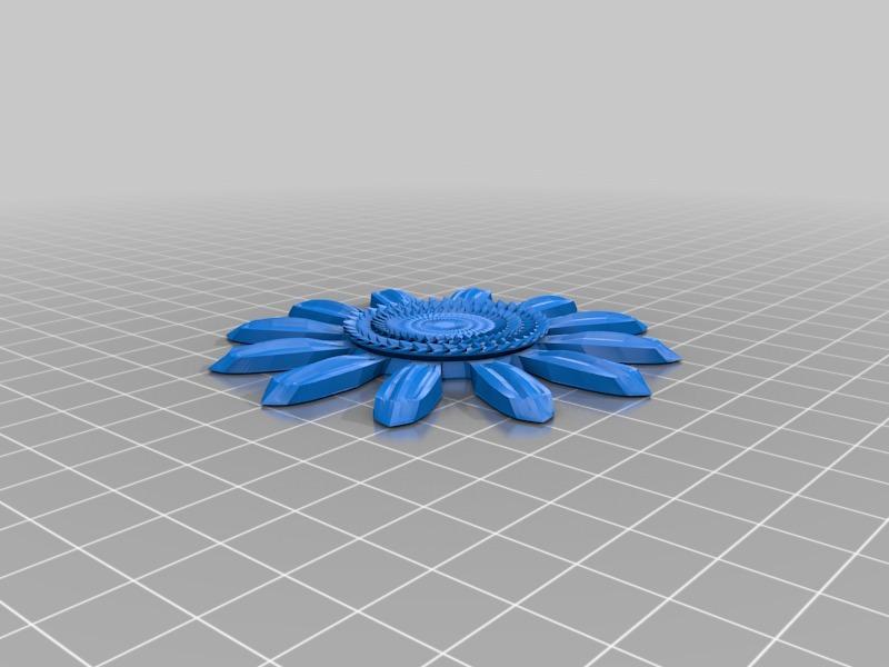 太阳花3D打印模型