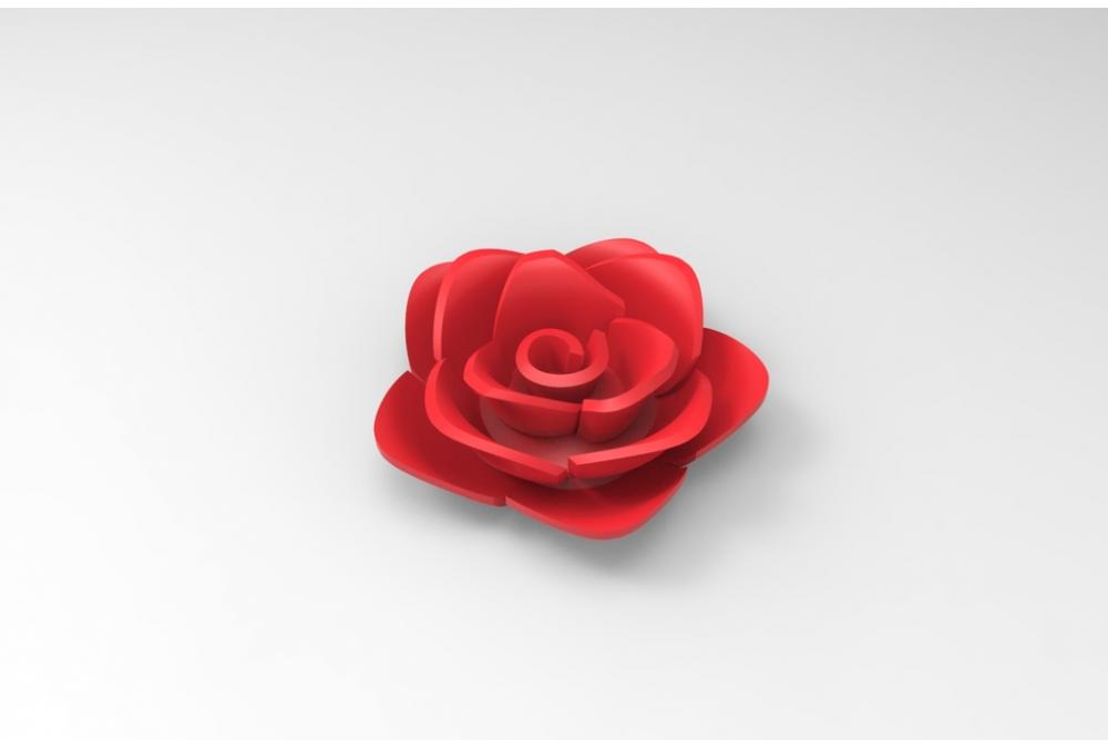 一朵花3D打印模型