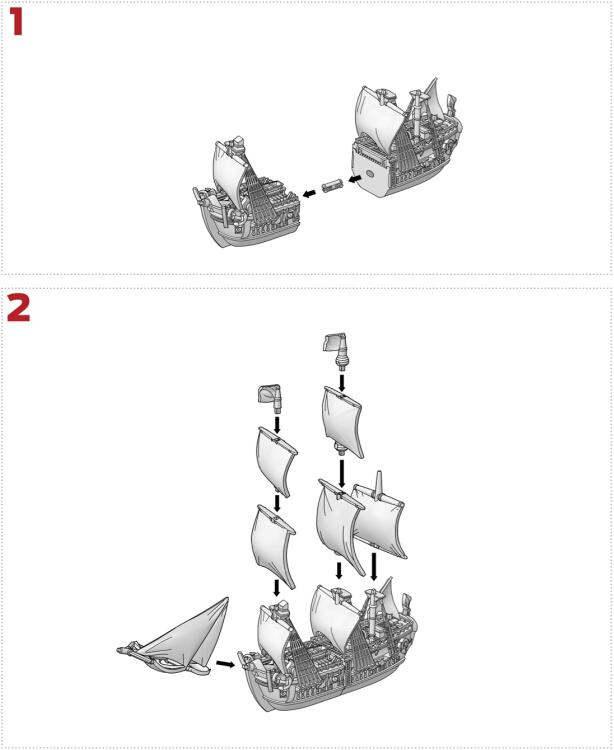 帆船3D打印模型