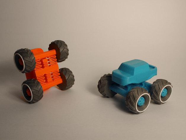 迷你小卡车3D打印模型