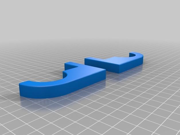 保鲜膜收纳挂钩3D打印模型