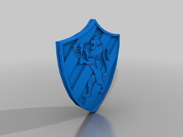 法拉利车队标志3D打印模型
