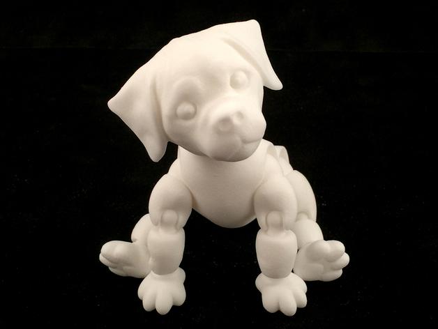 3d小狗狗3D打印模型